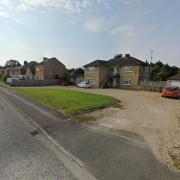 The site of the proposed development on Leverington Road at Wisbech