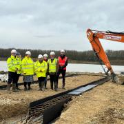 Progress is being made at the new police station in Milton.