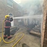 Cambridgeshire Fire and Rescue at the fire.