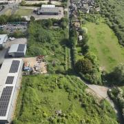 Police flew a drone over the Boleness Road industrial estate in Wisbech to try and find offenders suspected of theft.