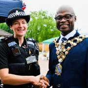 New Wisbech mayor Cllr Sidney Imafidon attended the event.