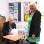 Andrew Ketley signing copies of Volume 6 at the launch.