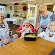 Staff and residents at Hickathrift House care home in Marshland St James celebrated World Bee Day on May 20 and throughout the week.