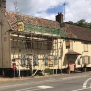 Work is underway to restore The Rising Sun in Leverington following a fire just before Christmas.