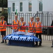 The new scooter hub at Wisbech Grammar School.