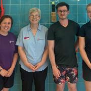 Fenland swim teachers Aimee, Celia, Charlie and Sasha.