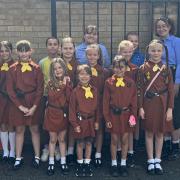 The Brownies dressed up in the Brownie dress which was worn for many years including the sixties