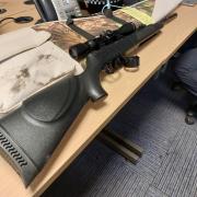 The air rifle was seized over the weekend.