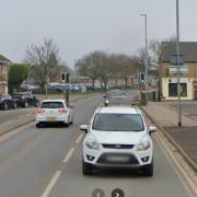 Syers Lane on the A605 in Whittlesey closed to all motor vehicles yesterday (July 17).