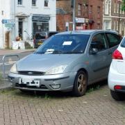 The abandoned car will now be removed.