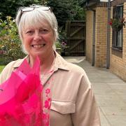 Joyce Turney, a care practitioner at Rose Lodge in Wisbech, is celebrating 20 years of service