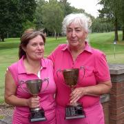 Scratch champion Lorraine Gallie with Sylvia Illsley coming in with best net score.