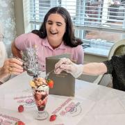 Care home scoop runner-up prize in national Ice Cream Sundae contest