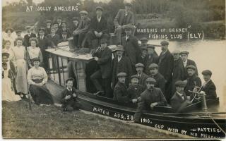 The Jolly Anglers was a fully licensed house, situated at Waterbeach Fen, about a mile from Upware and three-and-a-half miles from Bottisham Lock.