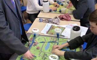 Aspiring engineers were put through their paces when Anglia Water held a STEM workshop at Marshland High School near Wisbech.Aspiring engineers were put through their paces when Anglia Water held a STEM workshop at Marshland High School near Wisbech.