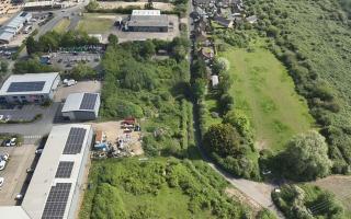 Police flew a drone over the Boleness Road industrial estate in Wisbech to try and find offenders suspected of theft.