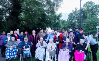 Residents at Orchard House care home attended an event at Wisbech Park to commemorate the 80th anniversary of D-Day.