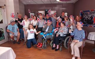 VE Day at Rose Lodge Care Home.